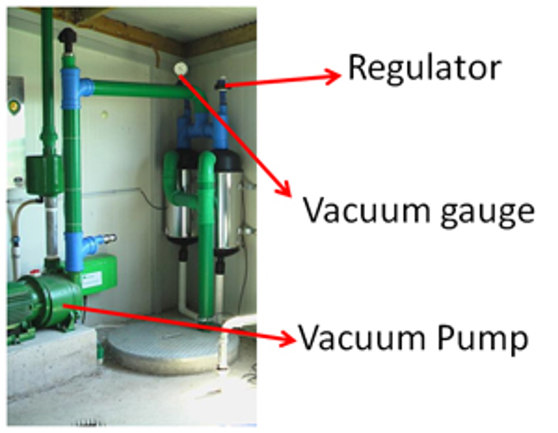 A dairy machine used for Pulsation and vacuum