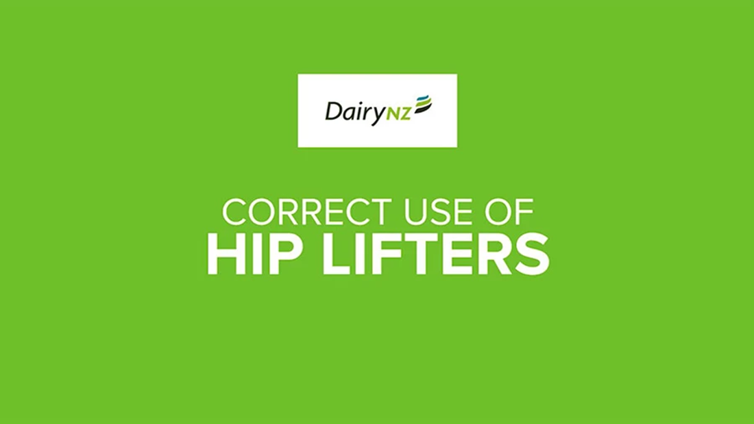 Correct use of hip lifters video for down cows