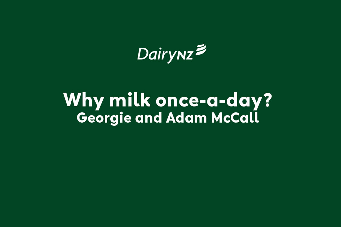 Why Milk Once A Day Georgie And Adam Mccall Video Placeholder Image