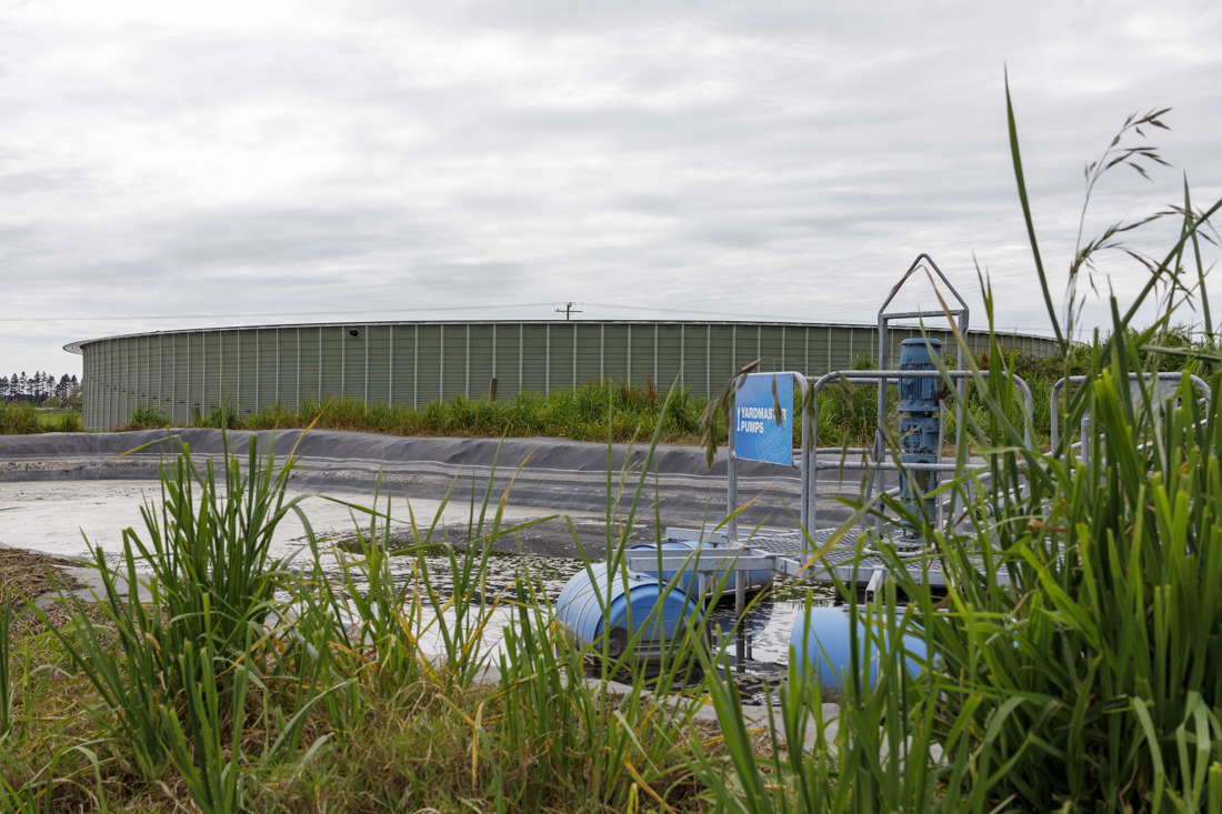 A water pump in a field