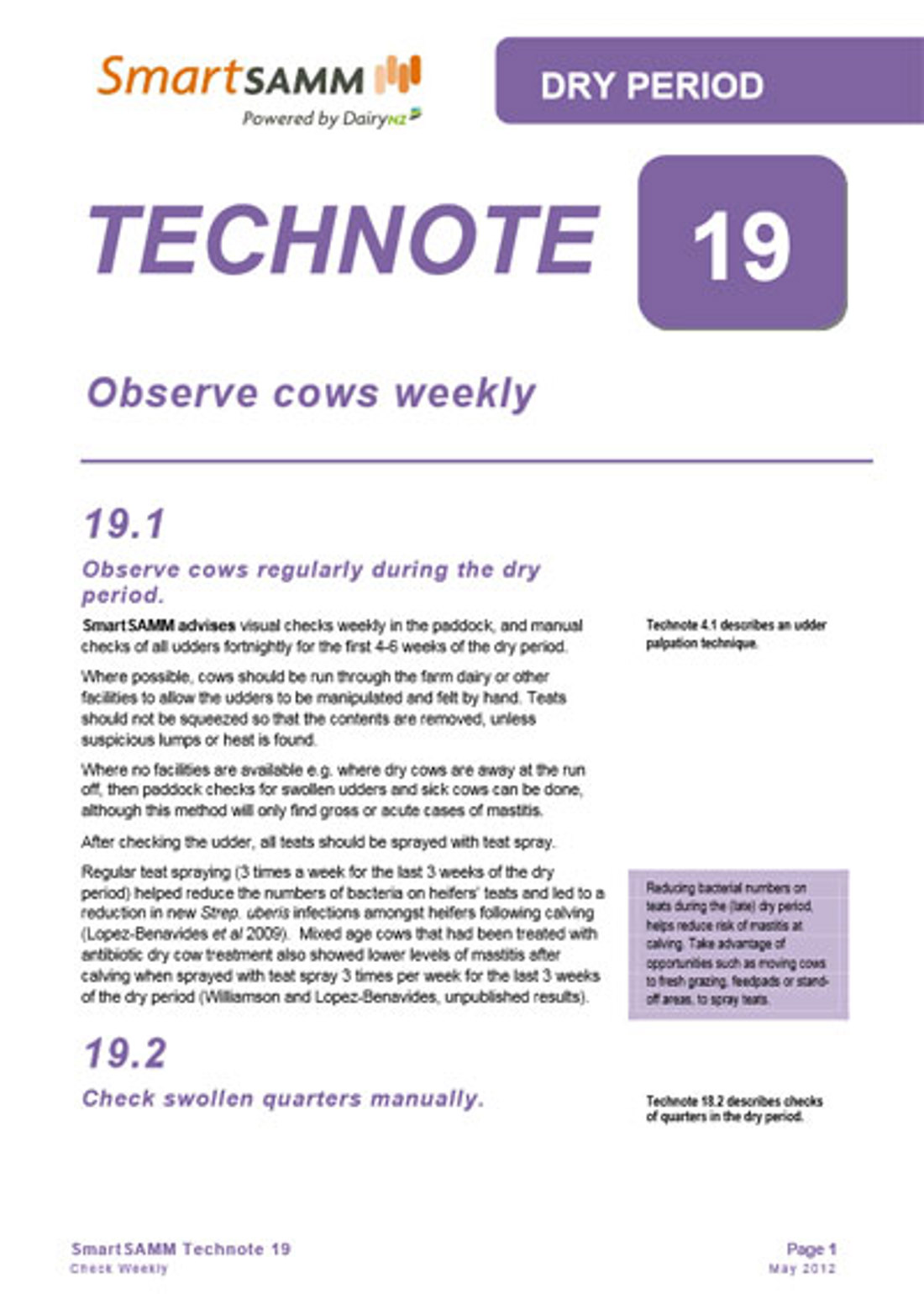 Technote 19