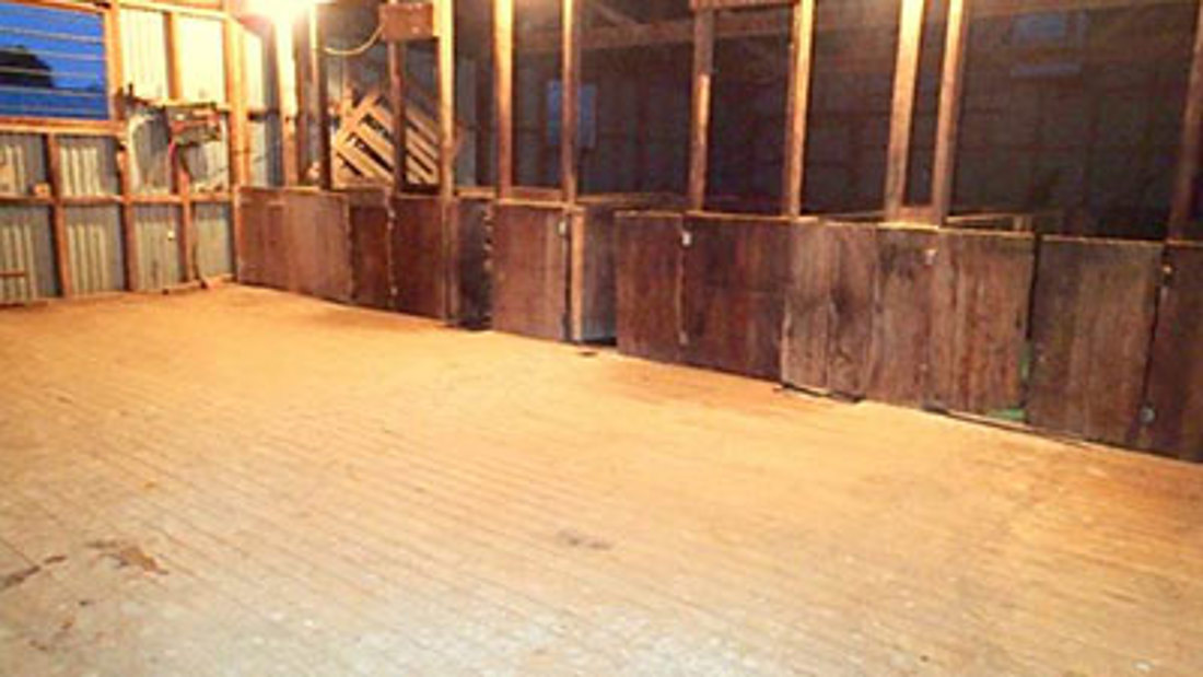 A farm shed before after being organised using the Workplace Efficiency Booster