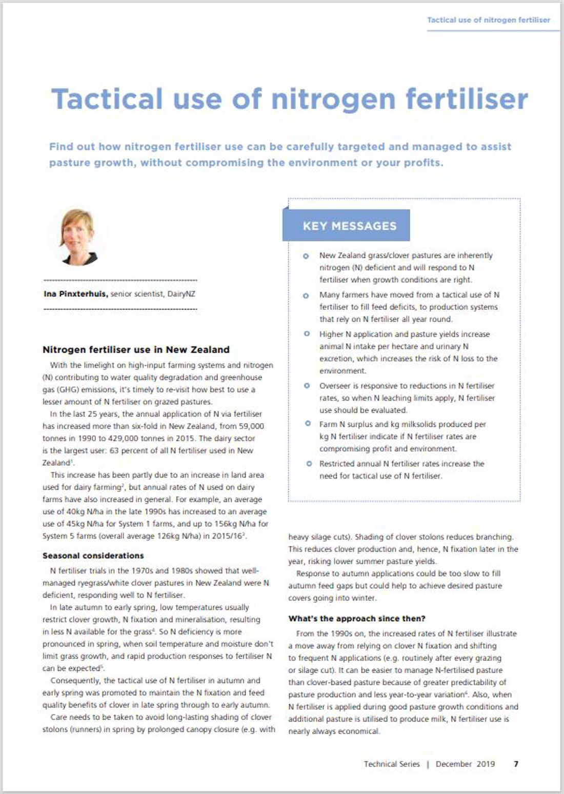 Resources Tactical Use Of Nitrogen Fertiliser Image
