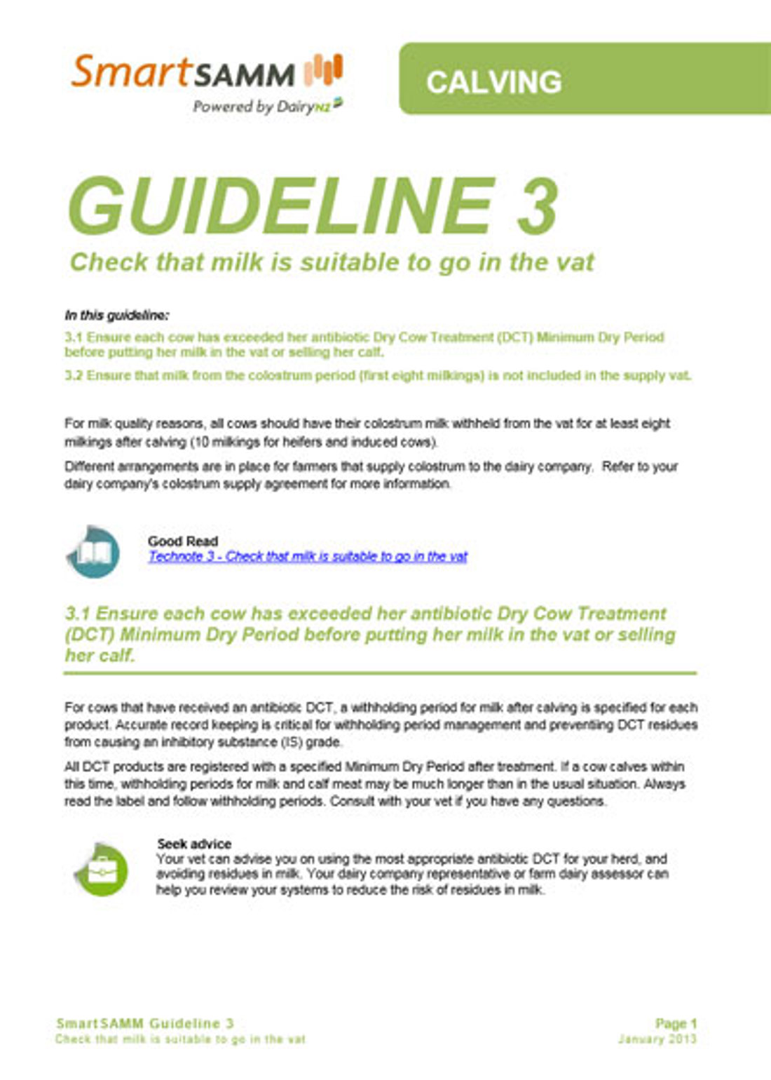 Guideline 3