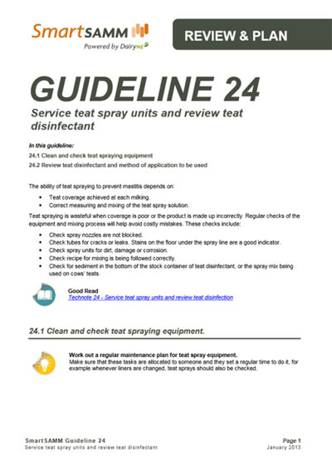 Guideline 24