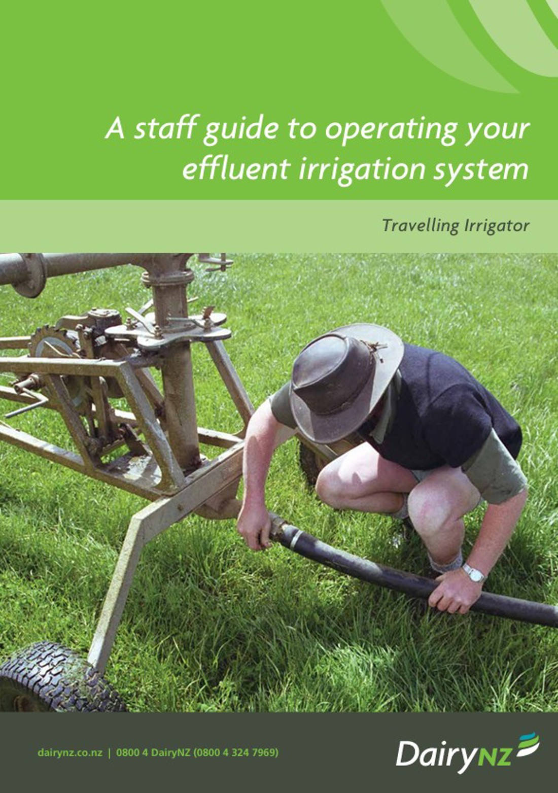 Staff Guide Travelling Irrigator Irrigation System Cover Image