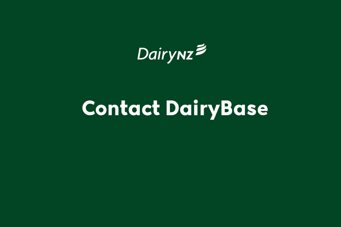 Contact Dairybase
