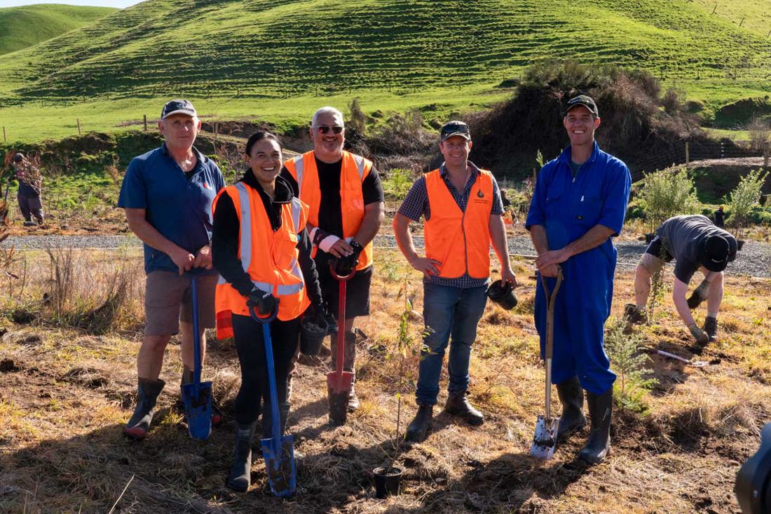 Whakauru Stream Planting Day 1500X1000