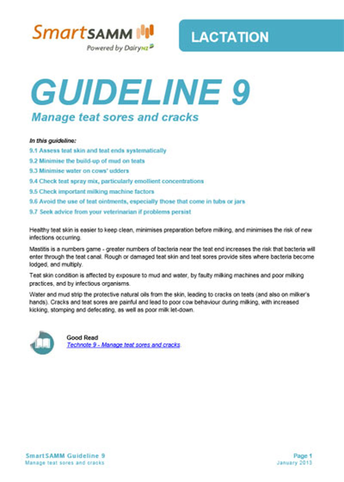 Guideline 9