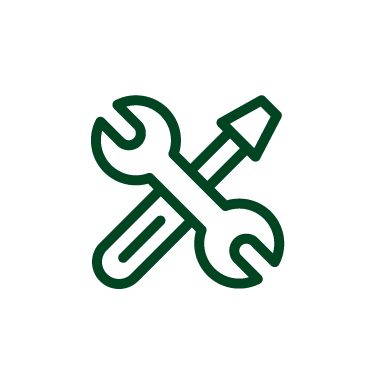 An icon of a spanner and screwdriver crossed