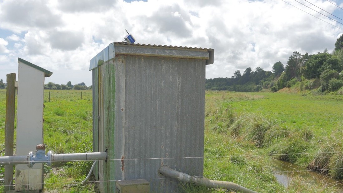 Water Meters And Monitoring Telemetry Shed