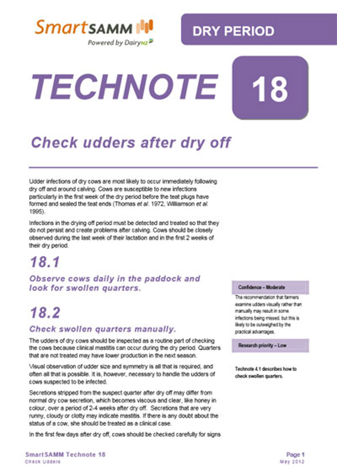 Technote 18