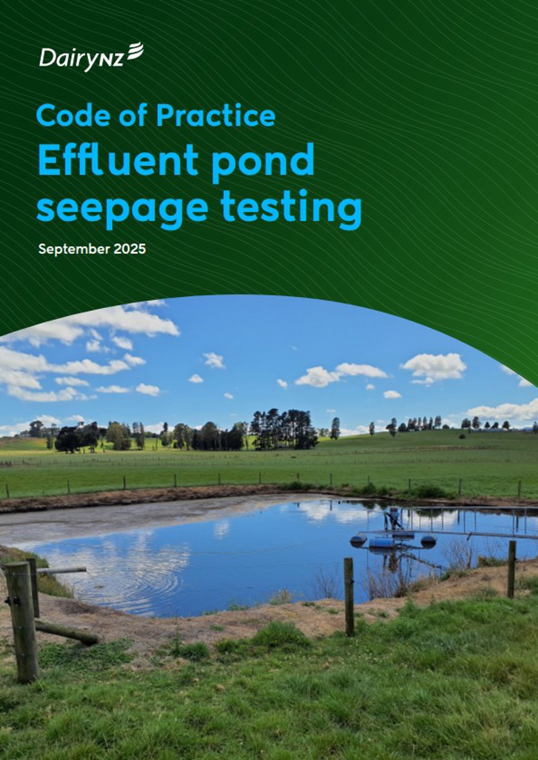 Effluent Pond Seepage Testing Code Of Practice Image