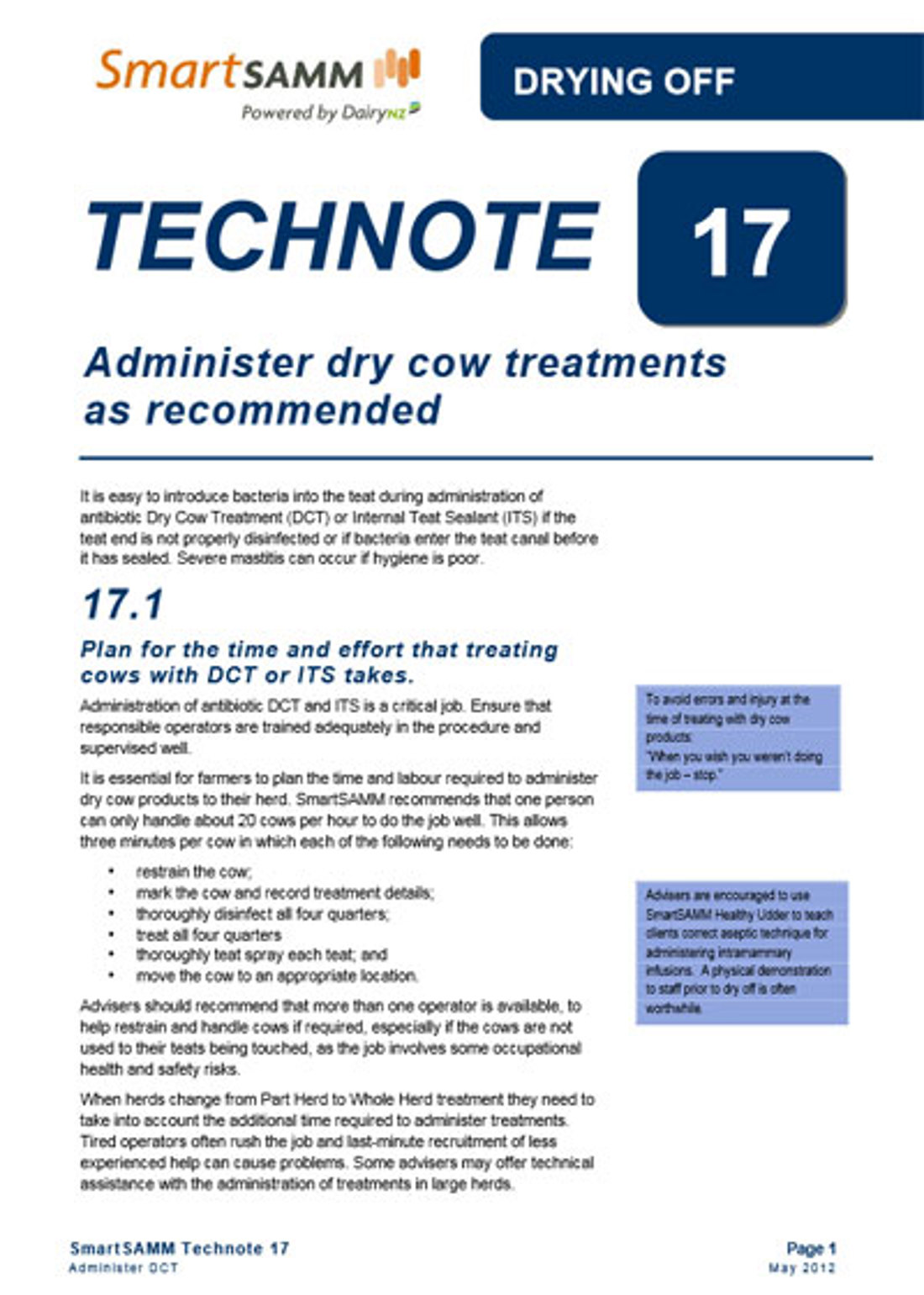 Technote 17