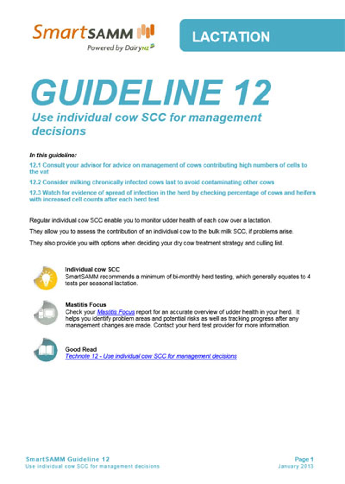 Guideline 12